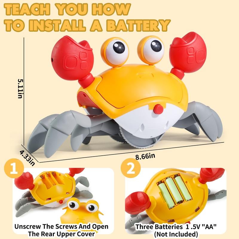 shopnest™ Interactive Crawling Crab