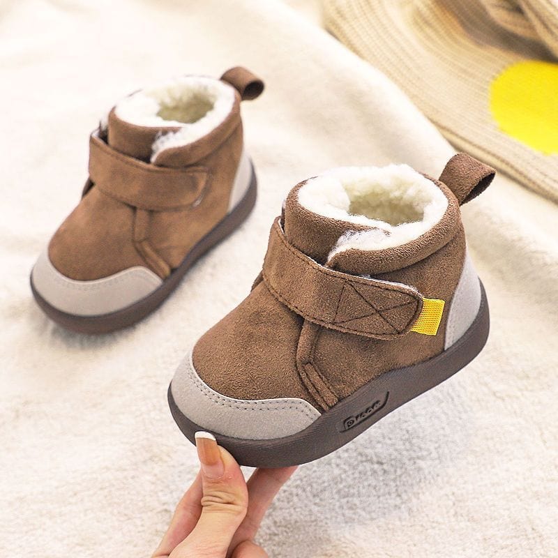 shopnest™ Infant Winter Boots – Plush and Soft Sole Baby Snow Shoes