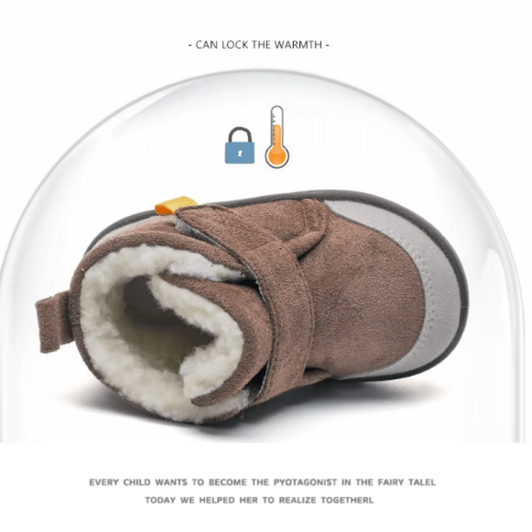 shopnest™ Infant Winter Boots – Plush and Soft Sole Baby Snow Shoes