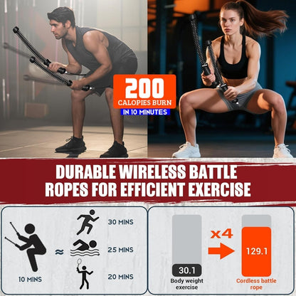 shopnest™ Ropeless Battle Ropes